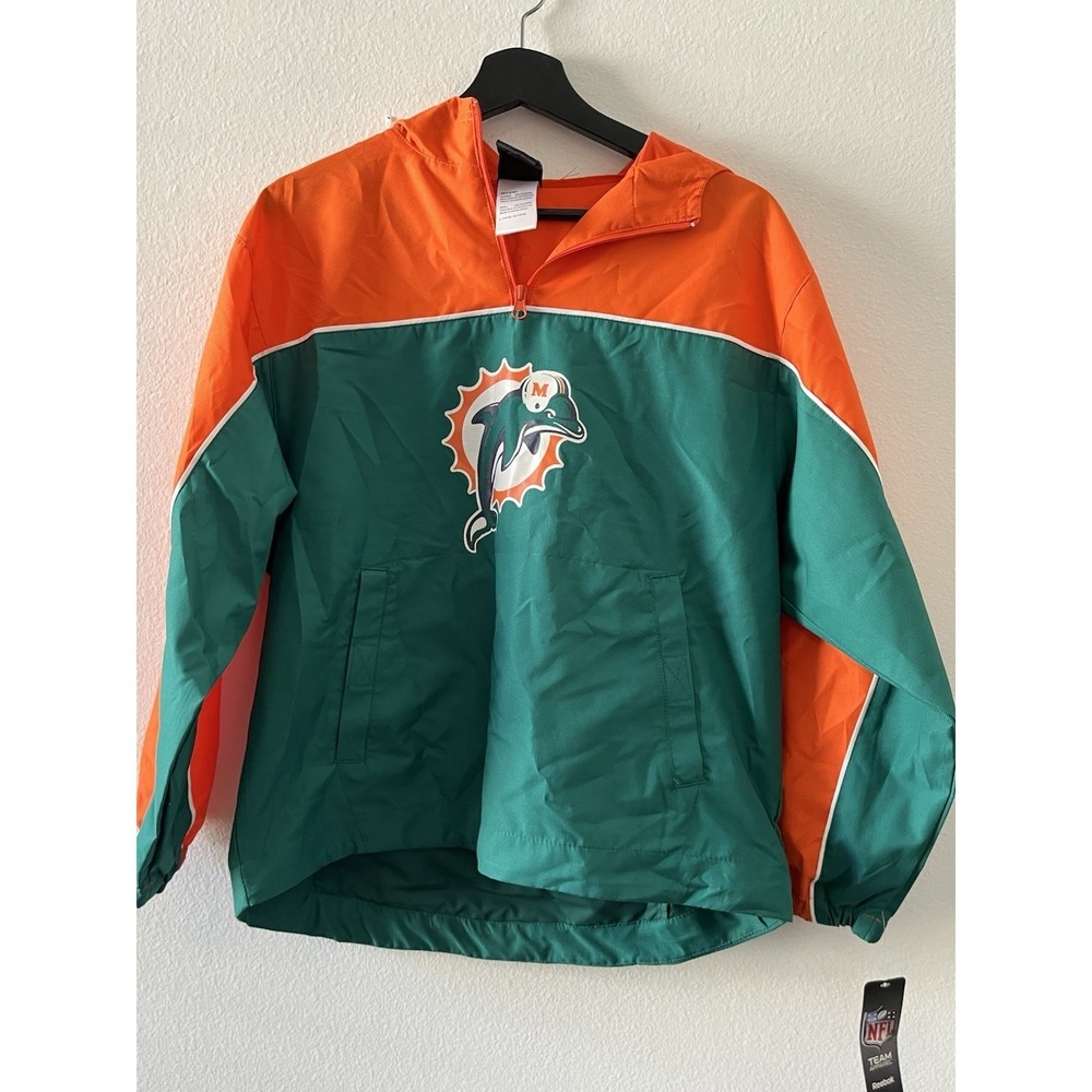 Miami Dolphins new With Tag Windbreaker Sports Jacket